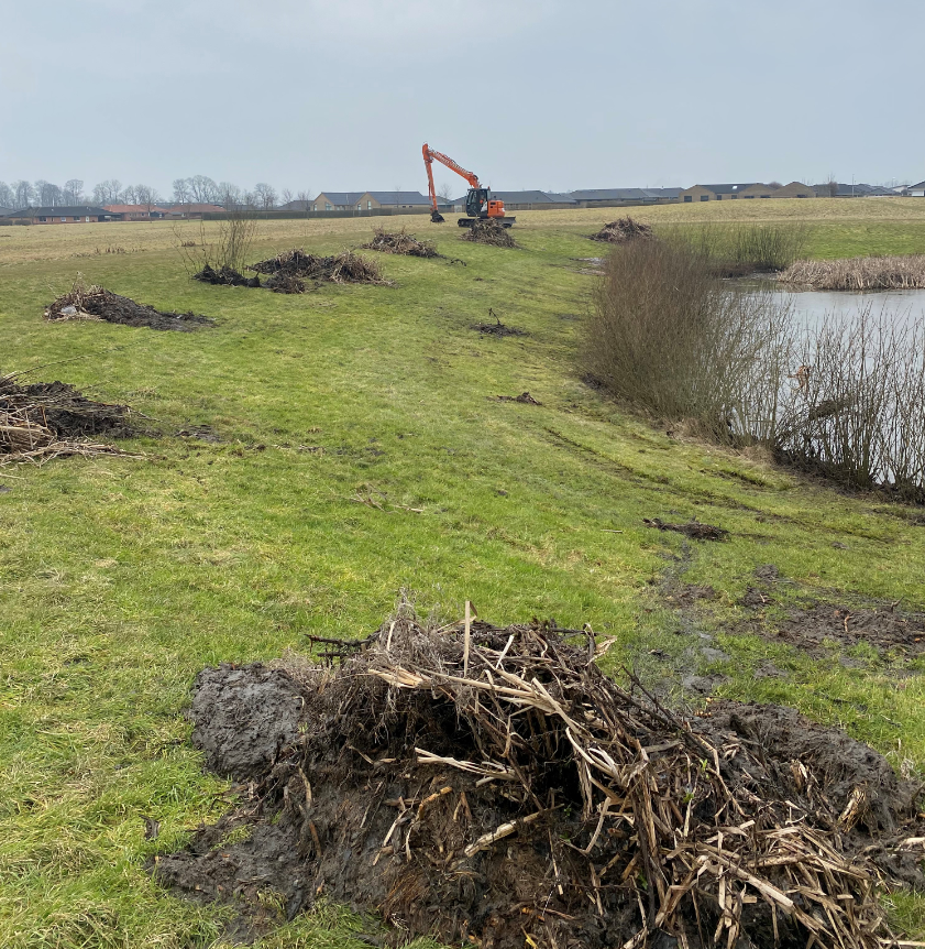 Vi renser vores regnvandsbassiner