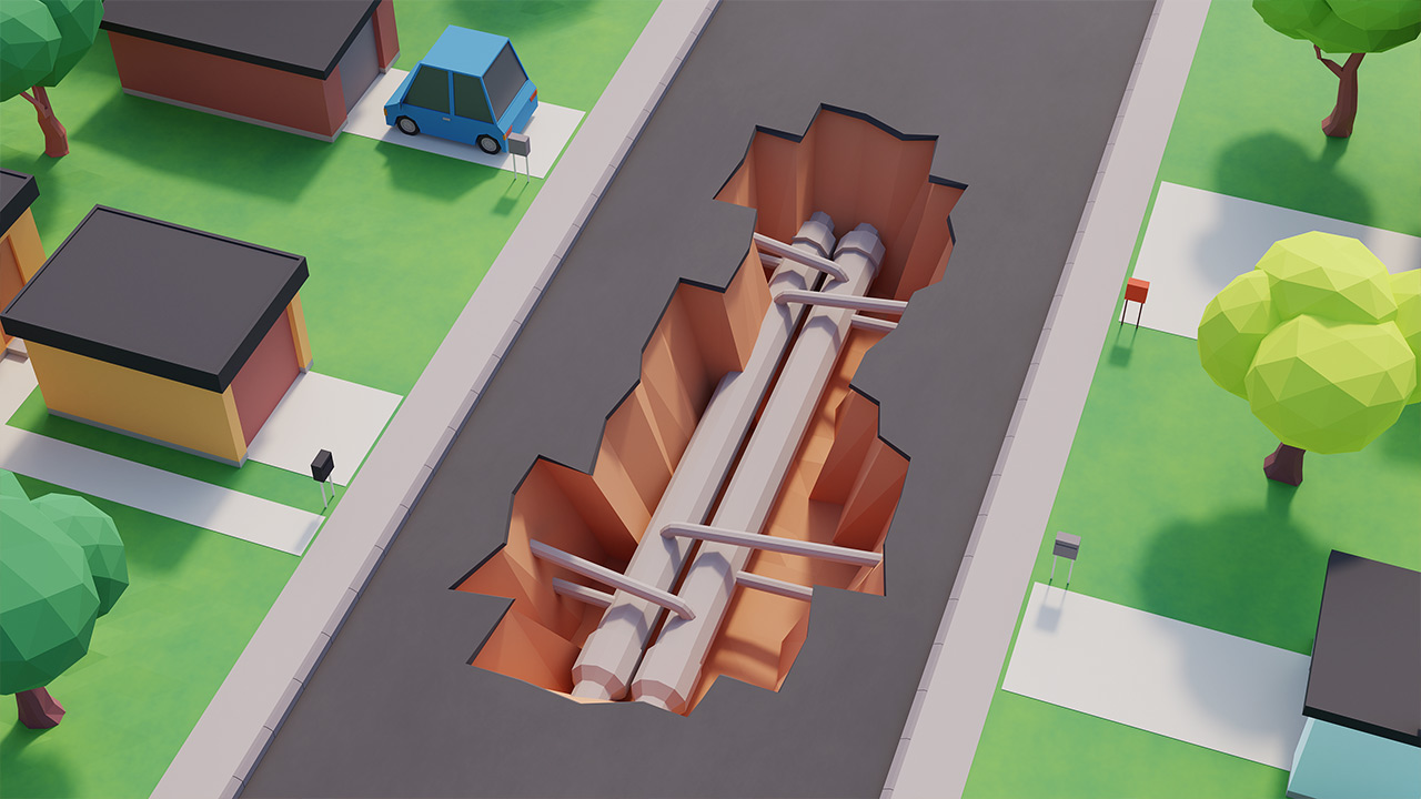 Etablér et regnvandsstik