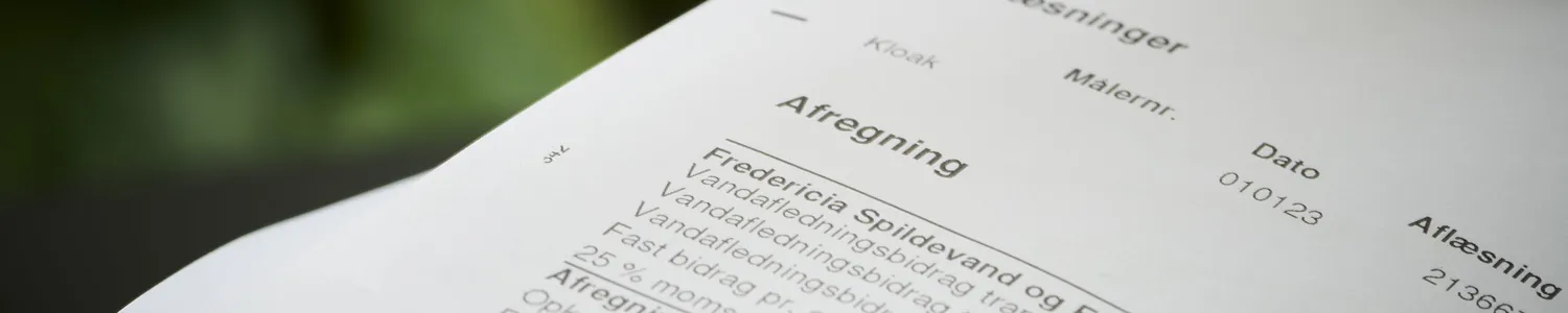 Vi udsender fakturaer