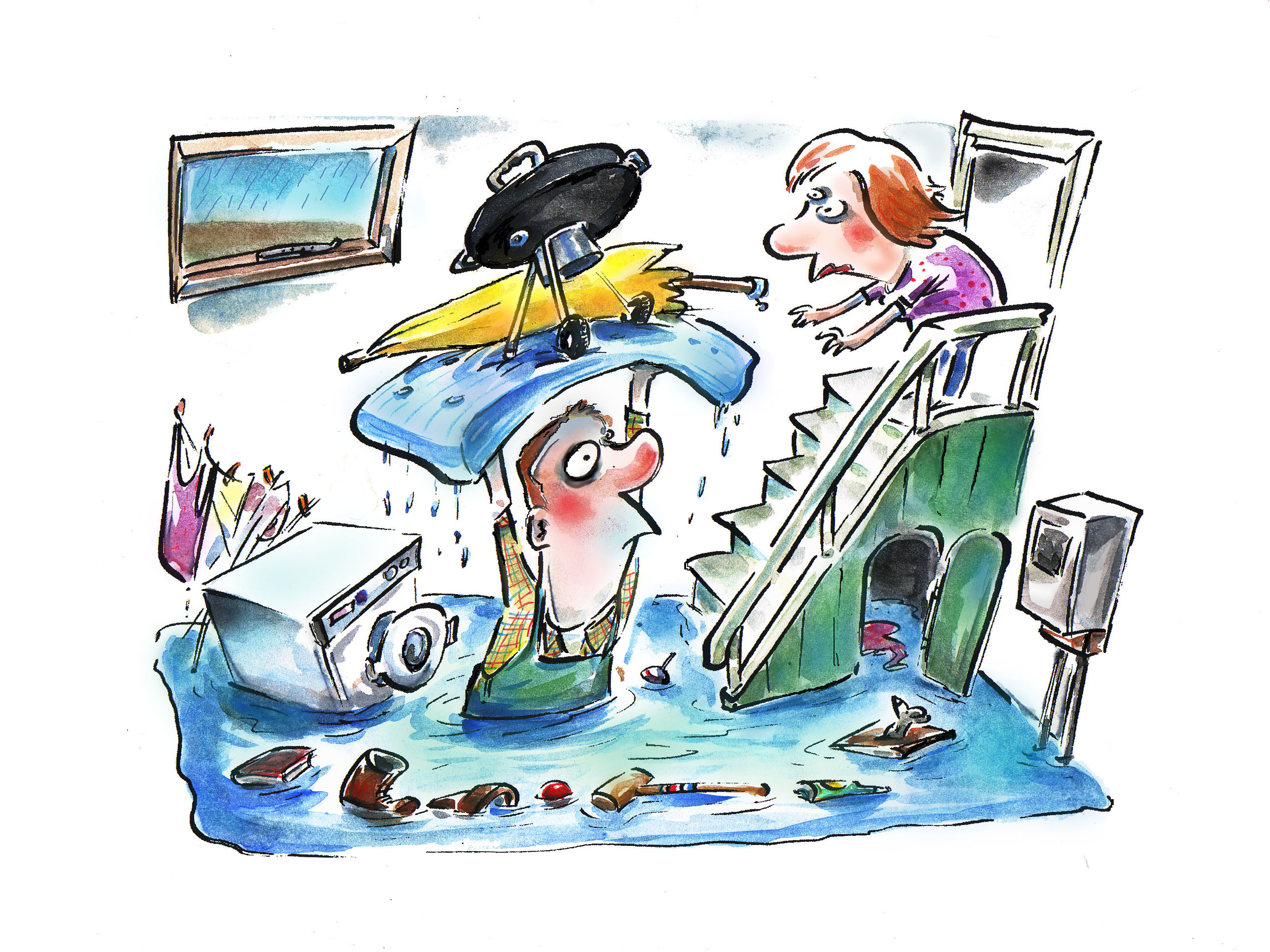 Læs vores info-folder "Gode råd før, under og efter en oversvømmelse"