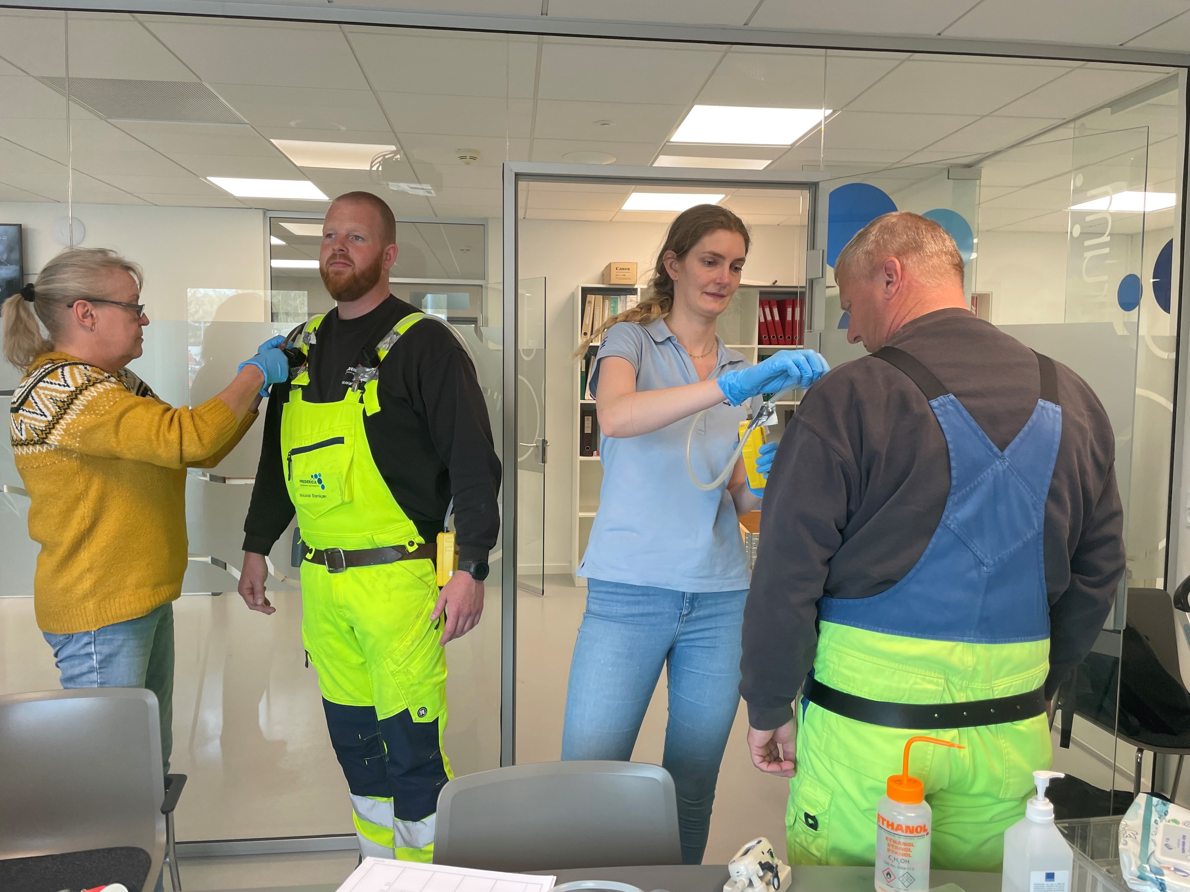 Vi deltager i forskningsprojekt om indånding af mikroorganismer